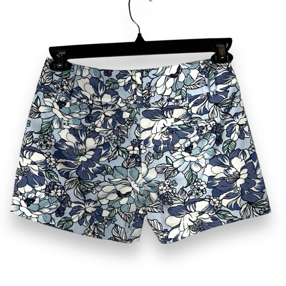 4 for $20 SALE! Ann Taylor Factory Signature Fit Shorts, Blue Floral, Size 2P - Picture 9 of 9